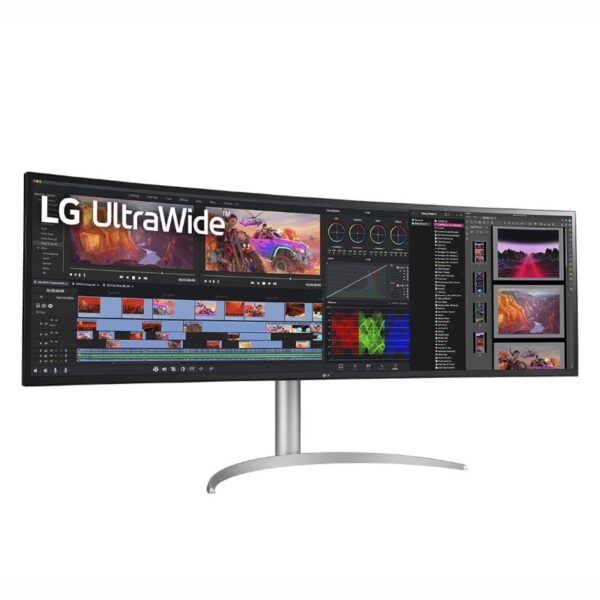49WQ95C wr 4 LG UltraWide 49" Dual-QHD IPS Curved Monitor 144Hz with USB-C incl Speakers
