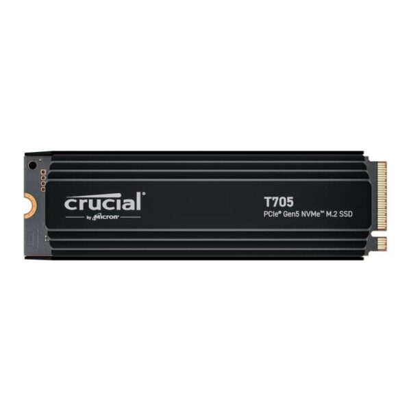 CT4000T705SSD5 Crucial T705 4TB M.2 NVMe Gen5 with Heatsink NAND SSD