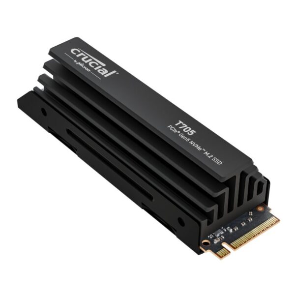 CT4000T705SSD5 wr 02a Crucial T705 4TB M.2 NVMe Gen5 with Heatsink NAND SSD