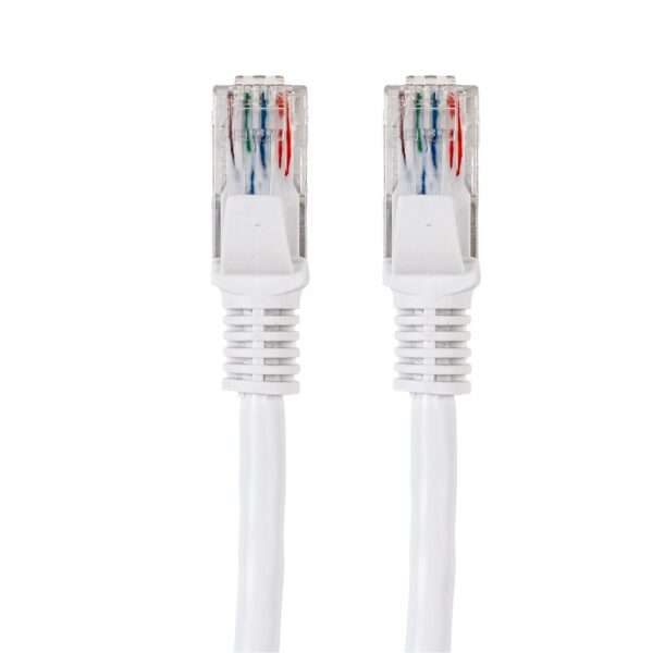GCPCAT6030-WH wr 02a Gizzu Cat6 UTP Fly Lead Ethernet Network Cable 3m – White