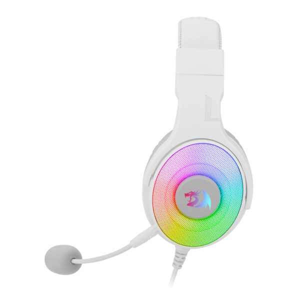 RD-H350W-RGB-1 wr 02 REDRAGON Over-Ear PANDORA USB (Power Only)|Aux (Mic and Headset) RGB Gaming Headset - White