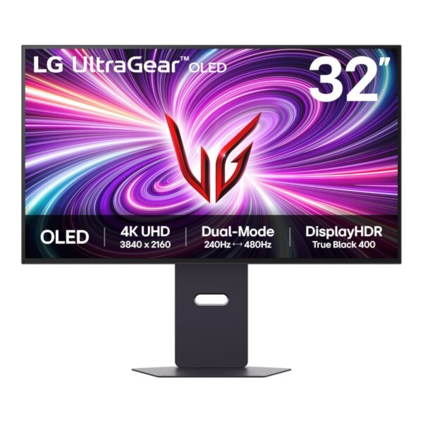 32GS95UV-B-WR-01 LG UltraGear 32" 4K UHD OLED Gaming 240Hz 0,03ms incl Speakers