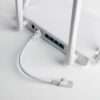 GCPCAT6005-WH wr 03a Gizzu Cat6 UTP Fly Lead Ethernet Network Cable 50cm – White