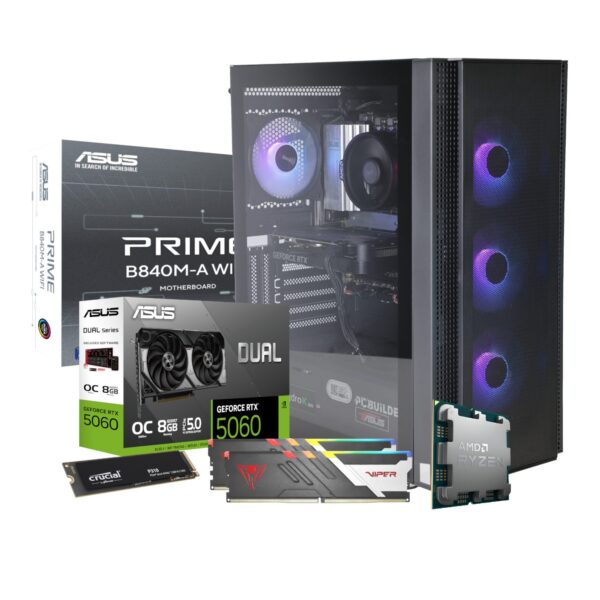 PCBuilder Ryzen 5 8400F OBLIVION Windows 11 Gaming PC
