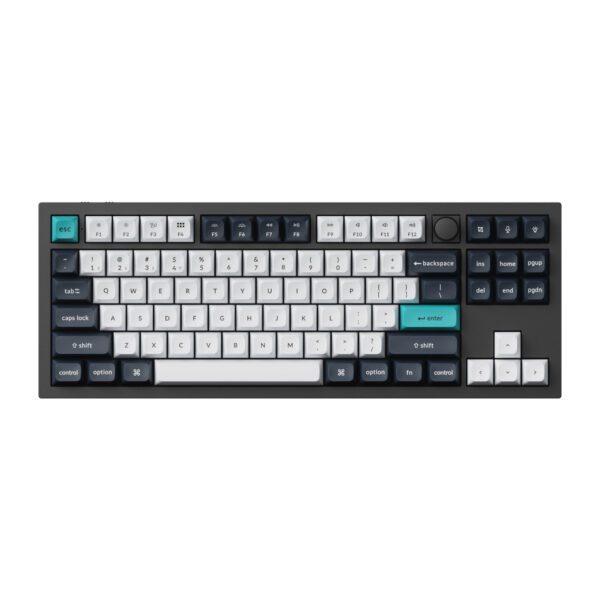Q3M-M4 Keychron-Q3-Max-QMK-VIA-80-Wireless-Custom-Mechanical-Keyboard-Banana-Switch-Carbon-Black wr 02a Keychron Q3 Max QMK/VIA 80% Wireless Custom Mechanical Keyboard (Banana Switch) - Carbon Black