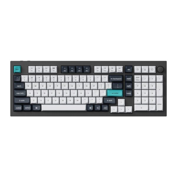 Keychron Q5 Max QMK/VIA Full-size Wireless Custom Mechanical Keyboard (Banana Switches) - Carbon Black