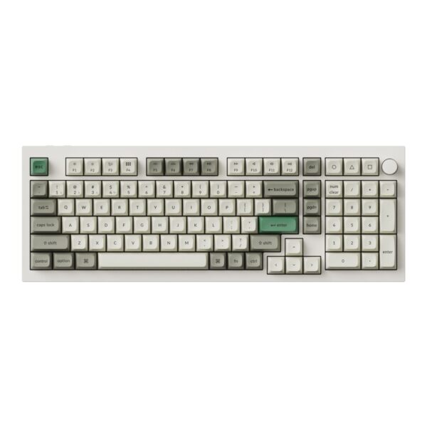 Q5M-P1-WR-02 Keychron Q5M-P1 QMK/VIA Wireless Custom Keyboard - Shell White