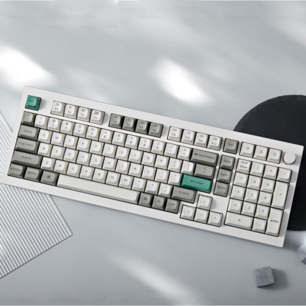 Q5M-P1-WR-04 Keychron Q5M-P1 QMK/VIA Wireless Custom Keyboard - Shell White