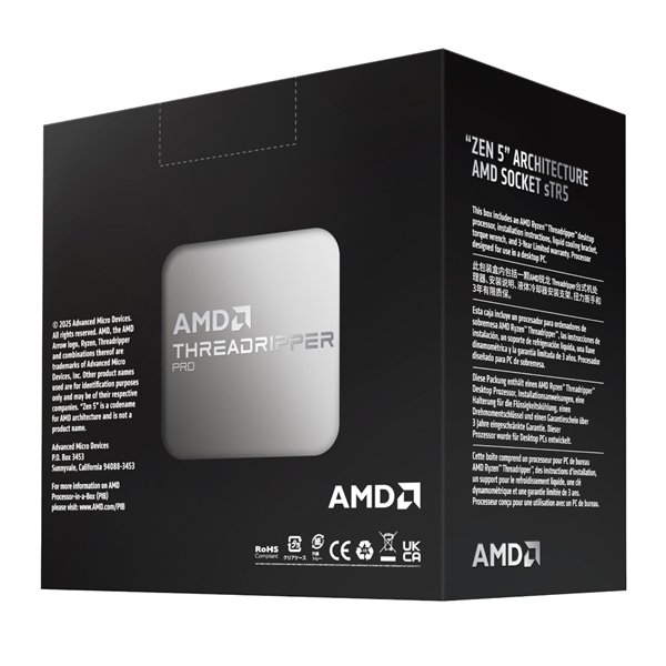 AMD Ryzen Threadripper Pro 9955WX 16-Core 4.5GHz CPU