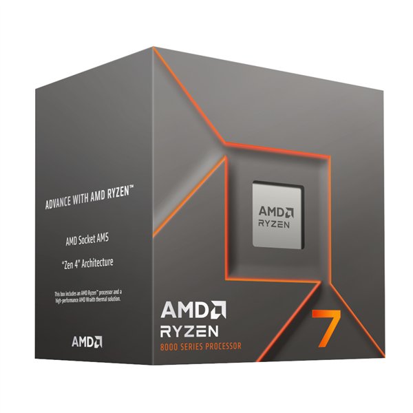 100-100001590BOX wr 01 AMD RYZEN 7 8700F 8-Core 4.1GHZ AM5 CPU
