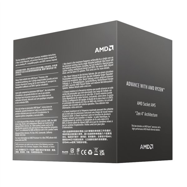 100-100001590BOX wr 04 AMD RYZEN 7 8700F 8-Core 4.1GHZ AM5 CPU