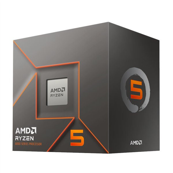 100-100001591BOX wr 02a AMD RYZEN 5 8400F 6-Core 4.2GHZ AM5 CPU