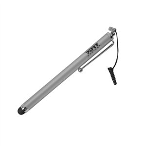 140212 wr 01 Port Designs Phone and Tablet Stylus - Silver