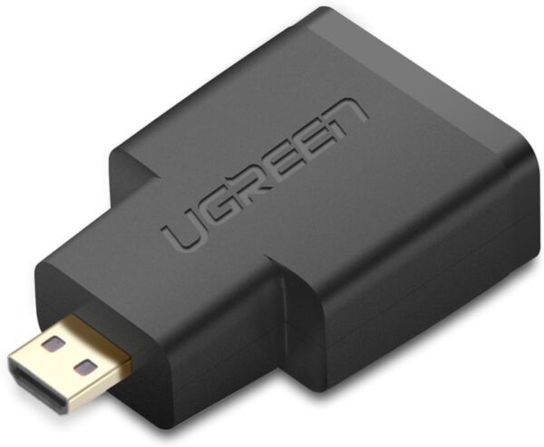 20106-20106- UGreen-Micro-HDMI-Male-to-HDMI-Female-Adapter- UGREEN Micro HDMI Male to HDMI Female Adapter – Black