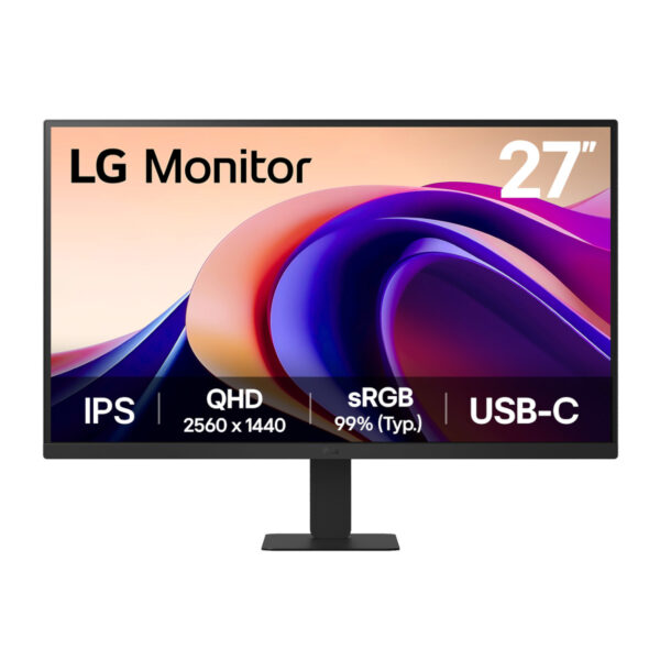 27U631A-B.AFBQ LG-27-QHD-IPS-Panel-Monitor-with-USB-C-100Hz wr 01a LG UltraFine 27" QHD IPS Monitor 100Hz with USB-C