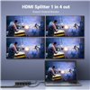 6941876229734 CM620-40202 ls 01 UGREEN HDMI 1×4 Video Splitter 4K – Black