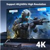 UGREEN 2-In-1 HDMI KVM Switch 4 USB Ports 4K@60Hz–Black
