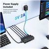 UGREEN 2-In-1 HDMI KVM Switch 4 USB Ports 4K@60Hz–Black
