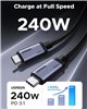 6941876263837 L706-65383-4 UGREEN USB4 Gen4 240W USB-C to USB-C Cable (Black)