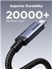 6941876263837 L706-65383 01 UGREEN USB4 Gen4 240W USB-C to USB-C Cable (Black)