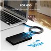 6957303828821 US184-20882 LS 01 UGREEN Type-C to USB 3.0 Cable 1m – Fast Charging 3A, 5Gbps Sync – Black