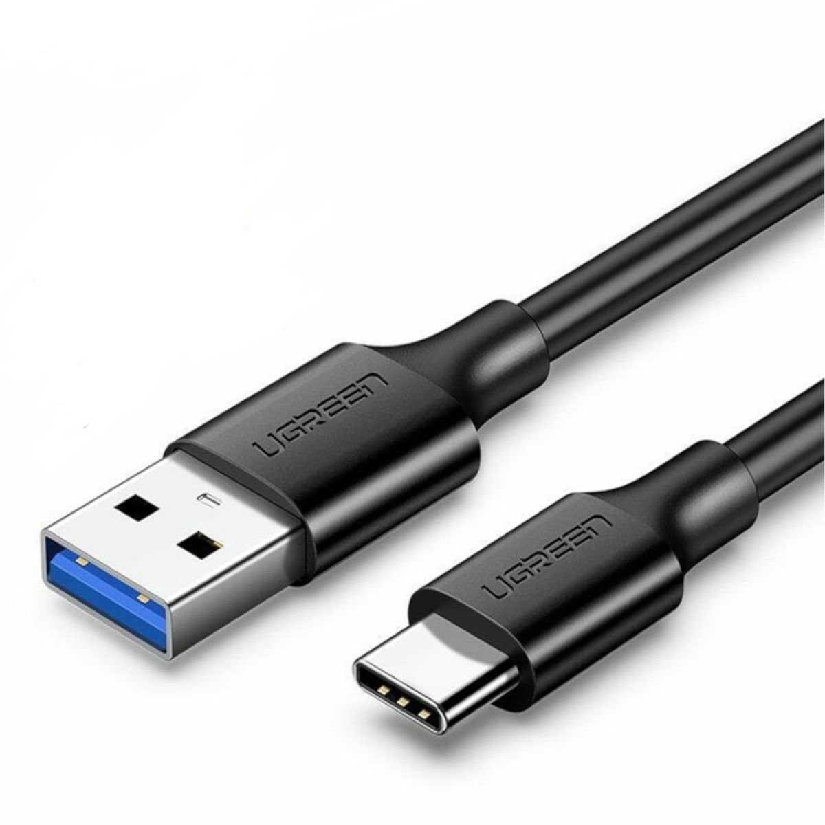 6957303828845 US184-20884-1 UGREEN Type-C to USB 3.0 Cable 2m – Fast Charging 3A, 5Gbps Sync – Black