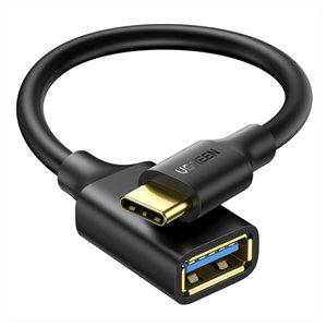 UGREEN Type-C to USB-A Adapter (Male to Female, 15cm)– Black
