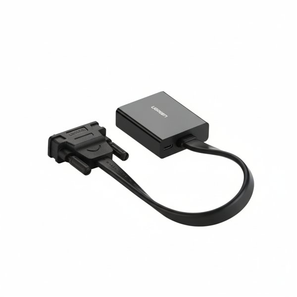 UGREEN DVI-D 24+1 to VGA Active Video Adapter (Male to Female) – Black