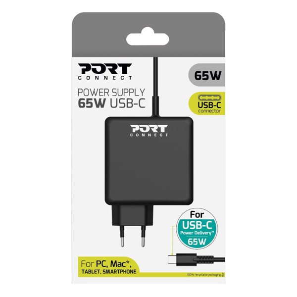 900097B-EU wr 02 Port Connect Type-C 65W Universal Notebook Adapter