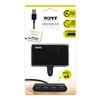 Port USB3.0 to 4 x USB3.0 5Gbps 4 Port Hub - Black
