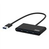 Port USB3.0 to 4 x USB3.0 5Gbps 4 Port Hub - Black