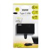 900123 wr 01a Port USB Type-C to 4 x USB3.0 5Gbps 30cm 4 Port Hub - Black