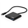 900140 wr 02 Port USB Type-C to 1 x HDMI|1 x USB3.0|1 x Type-C 60W PD Dock - Black