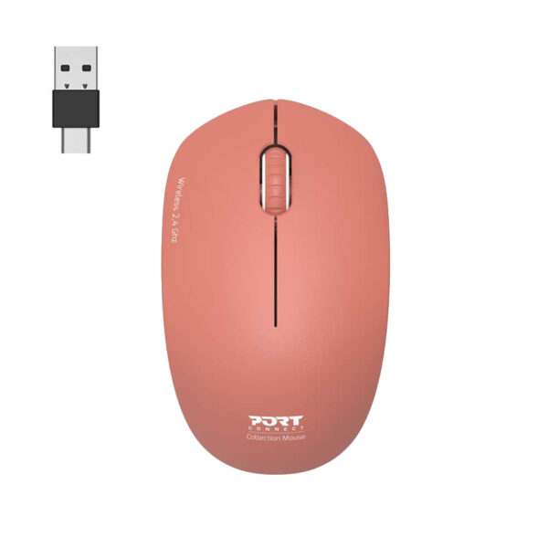 900542 wr 07 Port Connect MOUSE COLLECTION II WIRELESS Terracota