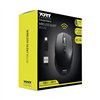 Port Connect Silent 1600DPI 3 Button Wireless Mouse - Black