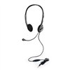 Port Stereo Headset with Mic with 1.2m Cable|1 x 3.5mm|Volume Controller - Black