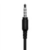 Port Stereo Headset with Mic with 1.2m Cable|1 x 3.5mm|Volume Controller - Black