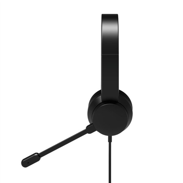 901605 wr 04 Port Connect USB Headset 1.8m Cable with Mic and Padded/Soft Cushions Black