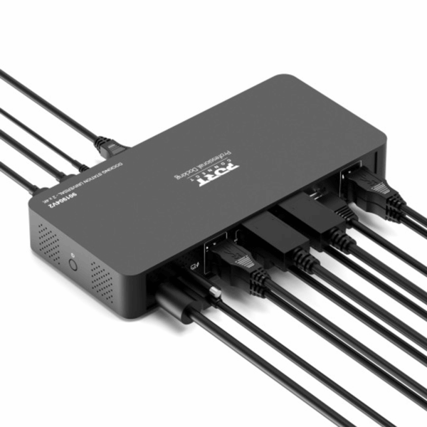 PORT2 x 4K USB-C desktop docking station 11 peripherals 96W