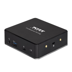 Port USB Type-C to 1 x RJ45|2 x USB3.1 Gen1|2 x HDMI|1 x Type-C|1 x USB3.1 Gen1 | Apple Charging 2.4A|1 x Aux Dock - Black