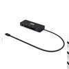 Port USB Type-C to 1 x RJ45|1 x USB3.0 SS|1 x Type-C 85W PD|1 x HDMI2.0|1 x VGA 30cm Cable Dock - Black
