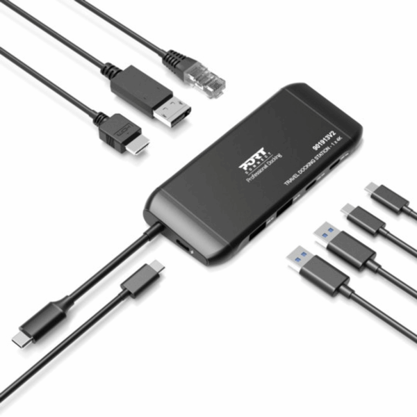 PORT Mobile docking station 1 X 4K USB-C 7 devices 100W