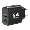 902104EU-WR-01 Port Connect 65W GaN Type-C and USB-A Fast Charger