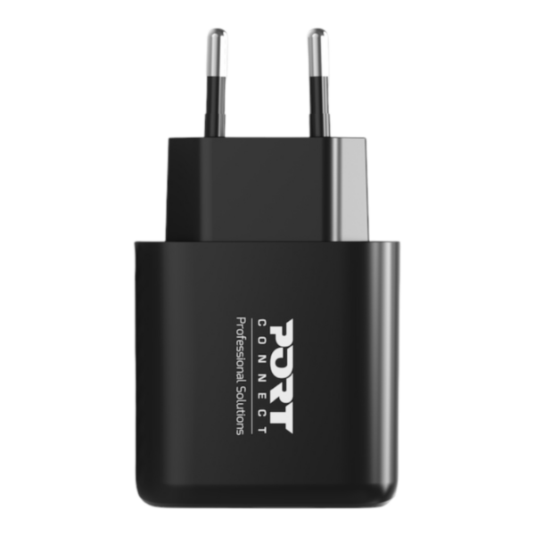 902104EU-WR-02 Port Connect 65W GaN Type-C and USB-A Fast Charger