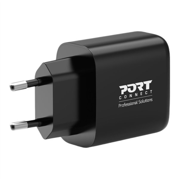902104EU-WR-03 Port Connect 65W GaN Type-C and USB-A Fast Charger
