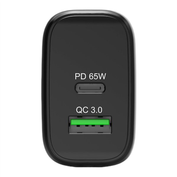 902104EU-WR-04 Port Connect 65W GaN Type-C and USB-A Fast Charger