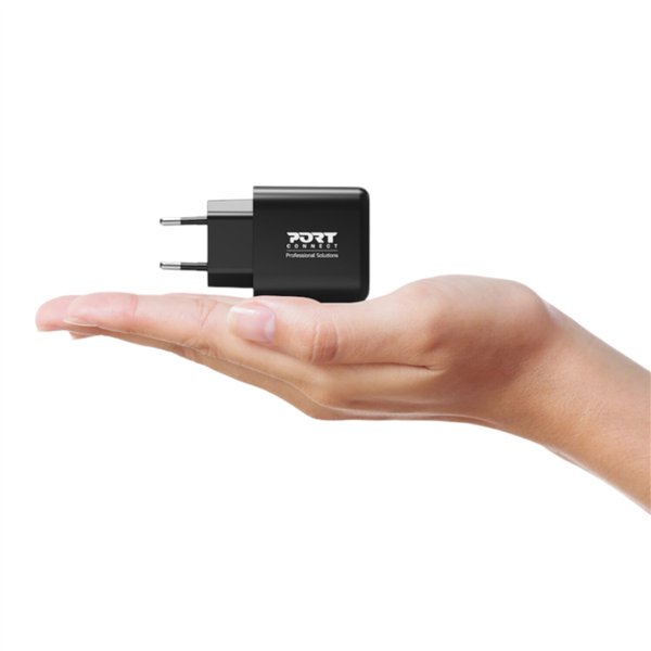 902104EU-WR-05 Port Connect 65W GaN Type-C and USB-A Fast Charger