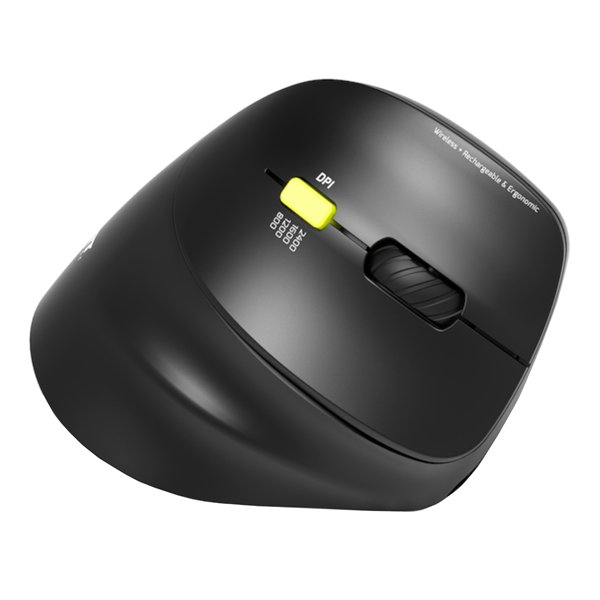 910007 .PORT-MOUSE-ERGO-RECHARGEABLE-BT-RIGHT wr 04 Port Connect Ergo Shape Bluetooth Rechargeable Mouse