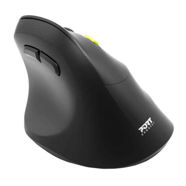 910007 .PORT-MOUSE-ERGO-RECHARGEABLE-BT-RIGHT wr 10 Port Connect Ergo Shape Bluetooth Rechargeable Mouse
