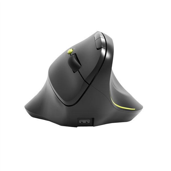 910200 PORT-MOUSE-ERGONOMIC-REACHARGE-BT-ERGO-B wr 03 Port Connect 2.4GHz Wireless ERGO SOFT Bluetooth Rechargeable Mouse
